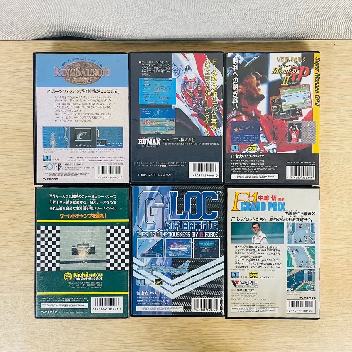 ★ SEGA メガドライブ ソフト まとめ 6点セット ジャンク品 MD 箱付き 説明書付き ゲームソフトの画像2