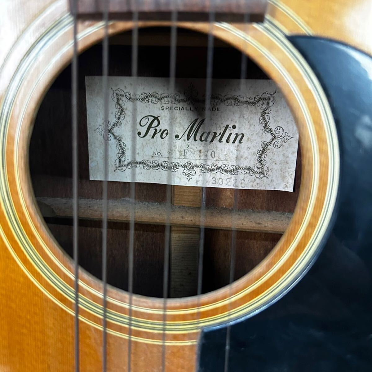 ★ Pro Martin プロマーティン F-170 アコースティックギター ギター 楽器 弦楽器 趣味 アコギの画像3