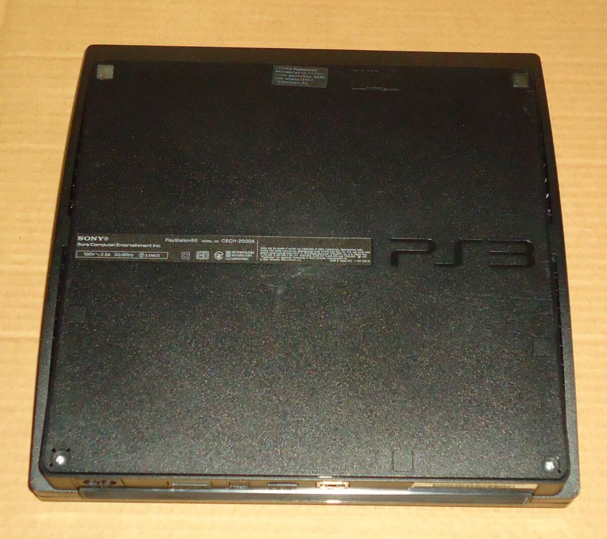 ジャンク品 SONY PlayStation3 プレイステーション3 CECH-2000A 120GB チャコール・ブラック 本体のみ_画像7