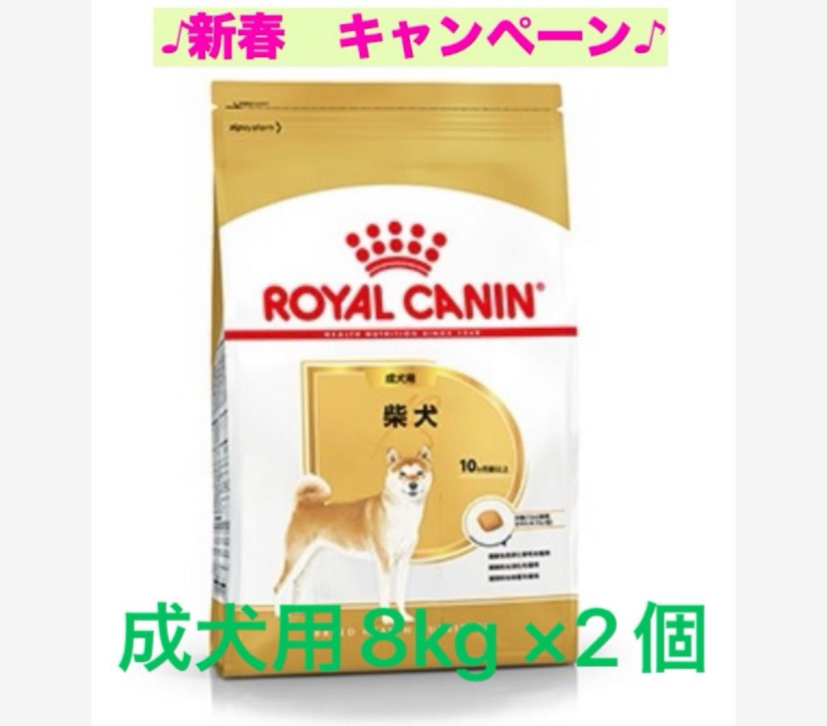 ロイヤルカナン　柴犬成犬用8kg ×2個