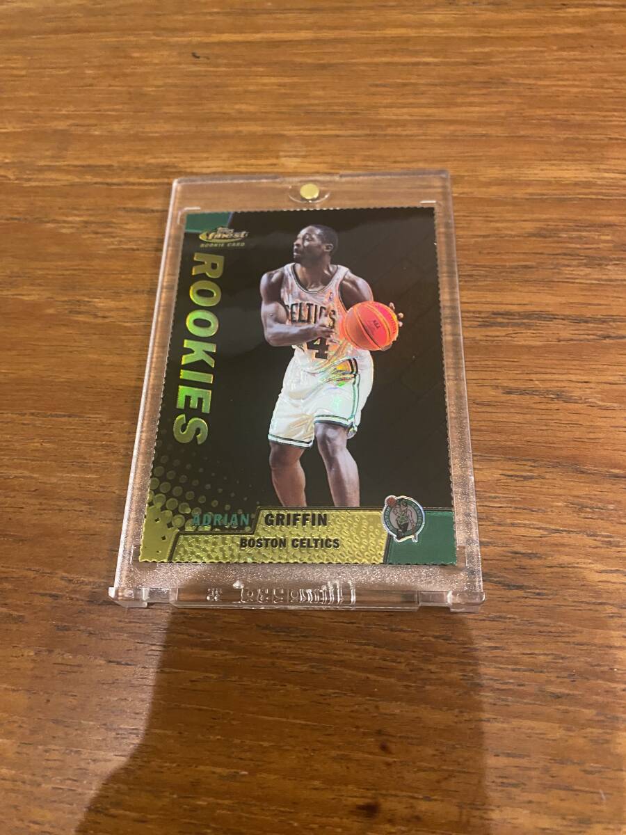 RC ゴールドリフラクター gold refractor topps finest adrian griffin Boston Celtics NBA カードの画像1