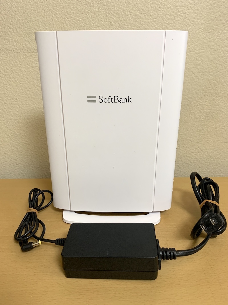 通電のみ確認 SoftBank ソフトバンク Wi-Fi ルーター E-WMTA2.4_画像1