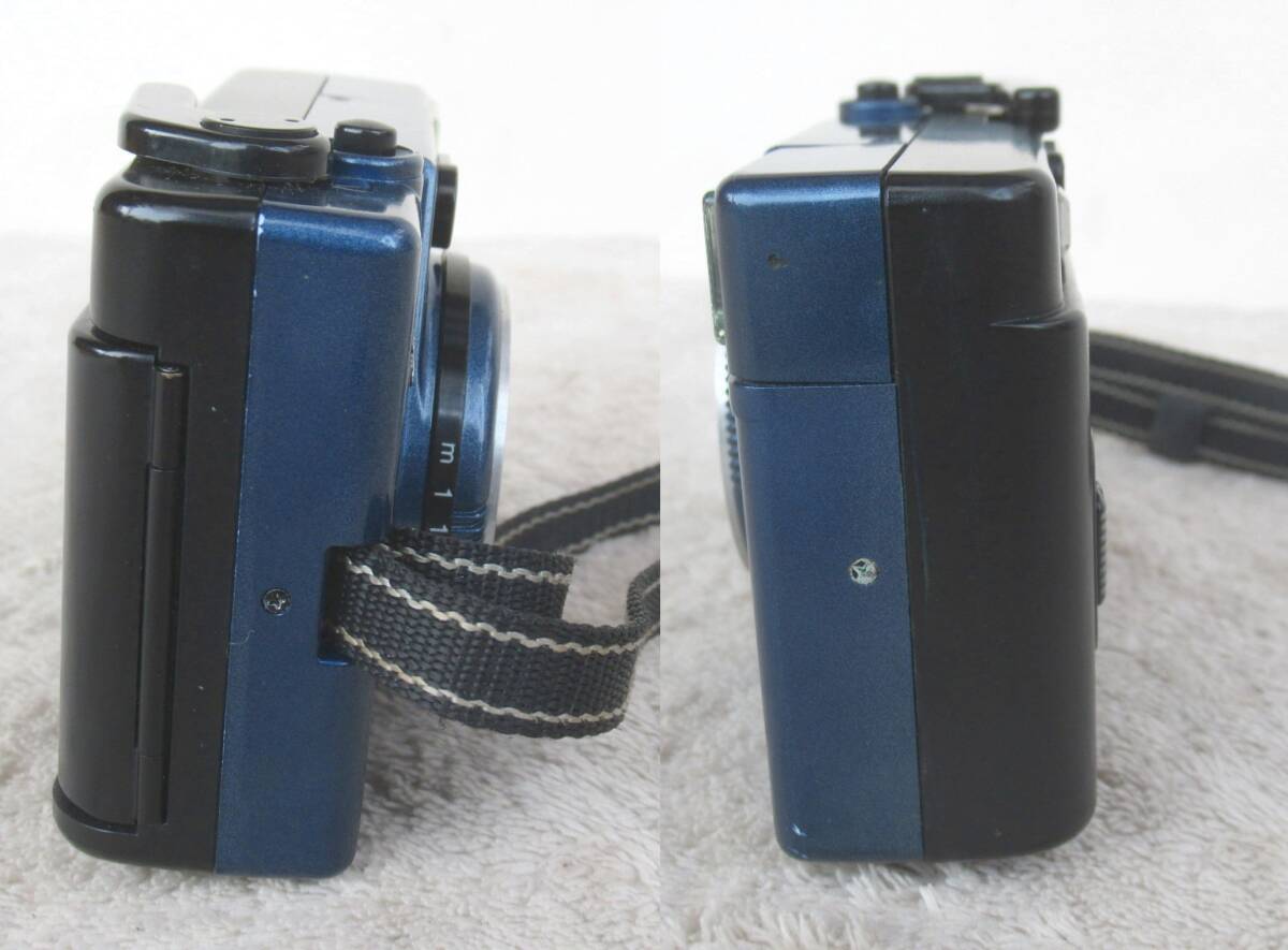 Konica C35 EF3　メタリックブルー　HEXANON 35mm f2.8　コンパクトフィルムカメラ　現状品_画像5