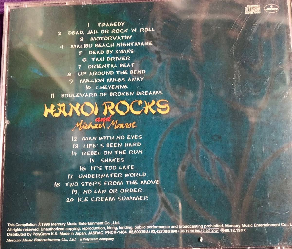 HANOI ROCKS & MICHAEL MONROE ／All Those Glamarous Years... 国内盤
