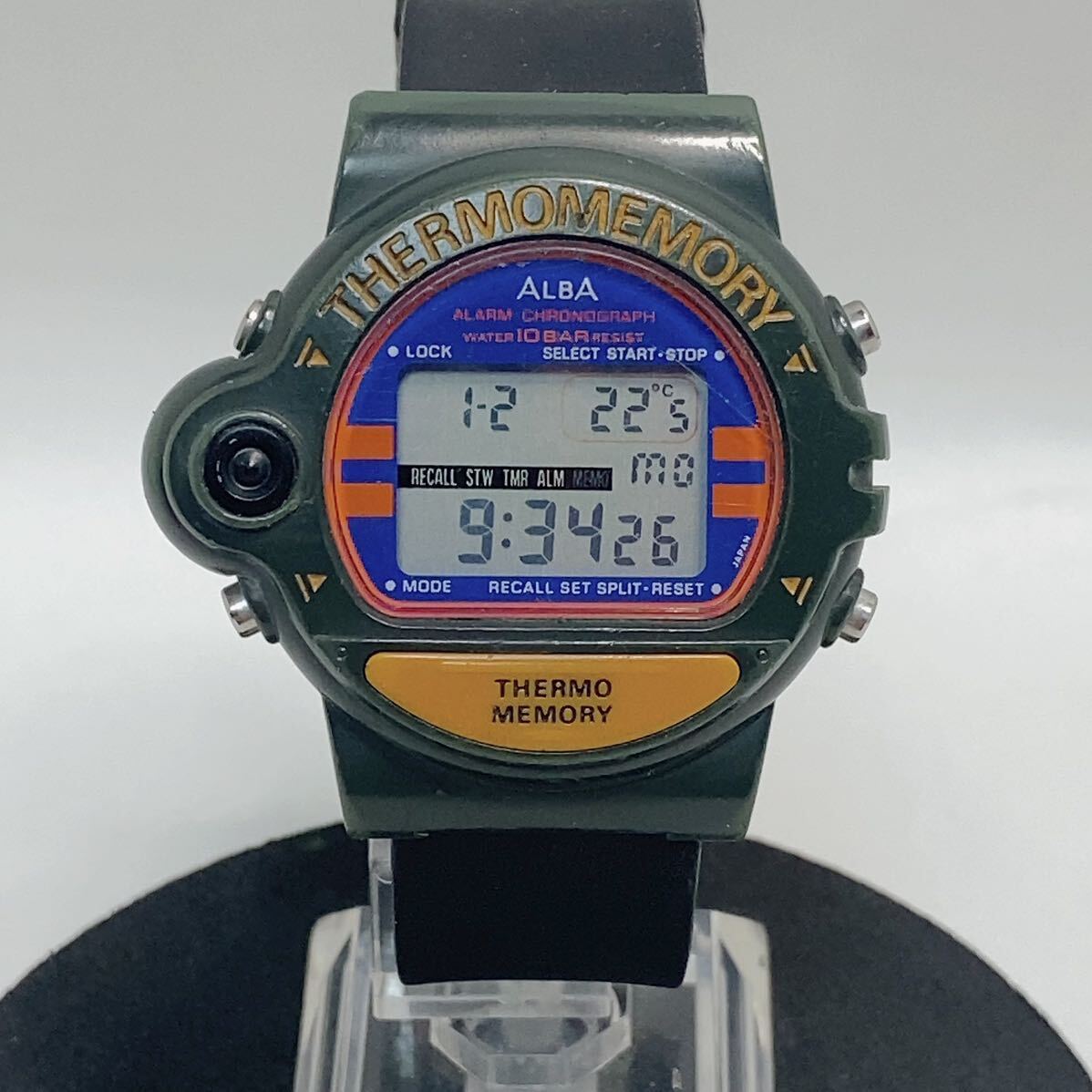 SEIKO ALBA セイコー アルバ THERMO MEMORY W700-4A00 デジタル 腕時計 稼働品 日本製の画像1
