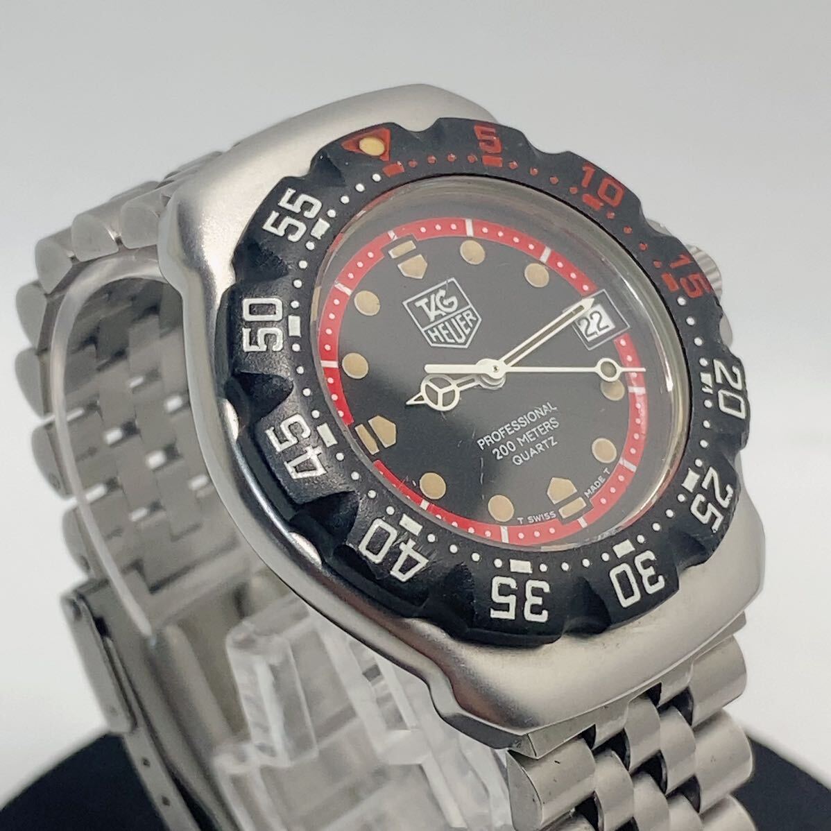  TAG Heuer Formula 1 Professional TAG HEUER PROFESSIONAL 200M WA1214 quartz wristwatch operation goods Switzerland made 