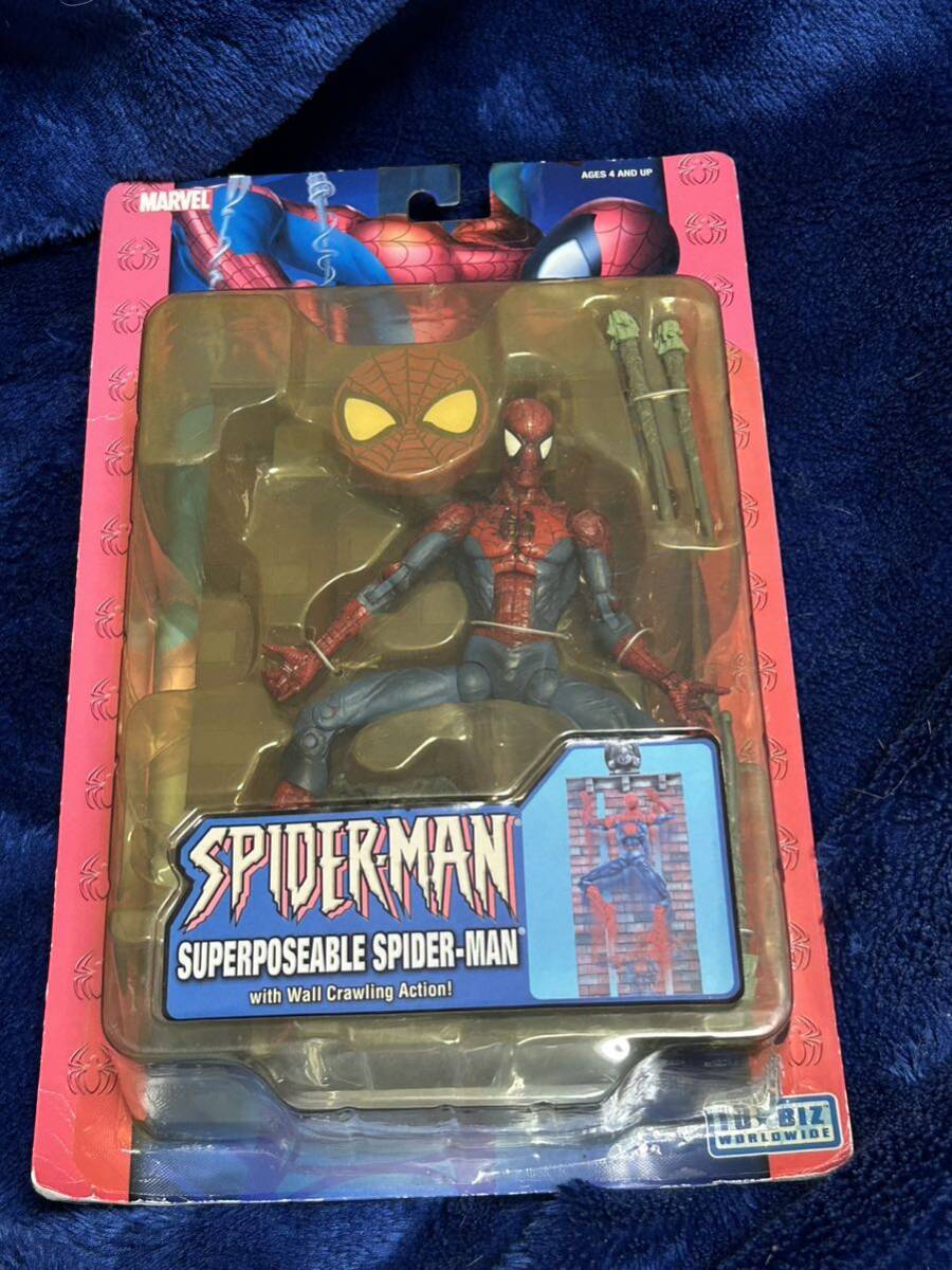  игрушка винт toybiz super Poe The bru Человек-паук super poseable spiderman wall crawling action