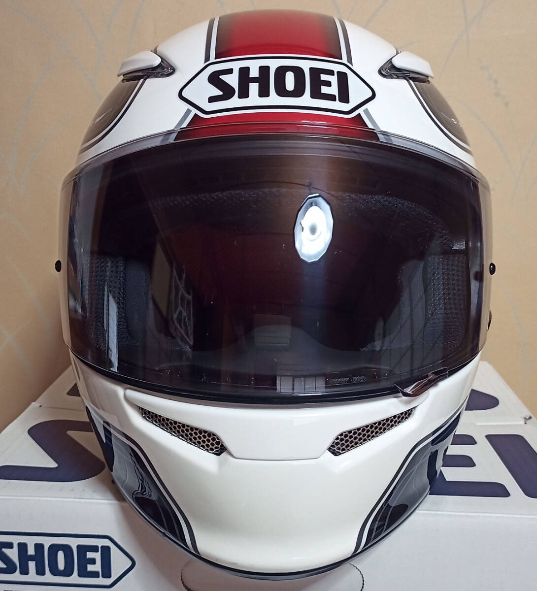送料無料 SHOEI Z-6 SYMMETRY ショウエイ ゼットシックス XLサイズ フルフェイスヘルメット バイク オートバイ motorcycle helmet_画像1
