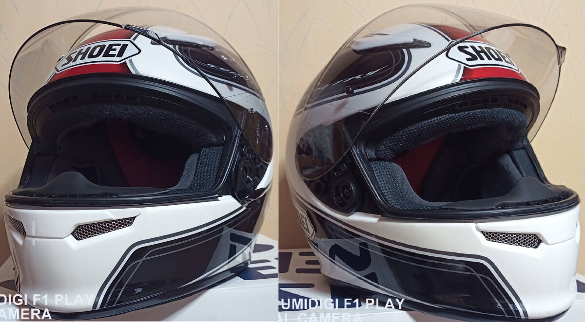 送料無料 SHOEI Z-6 SYMMETRY ショウエイ ゼットシックス XLサイズ フルフェイスヘルメット バイク オートバイ motorcycle helmet_画像5