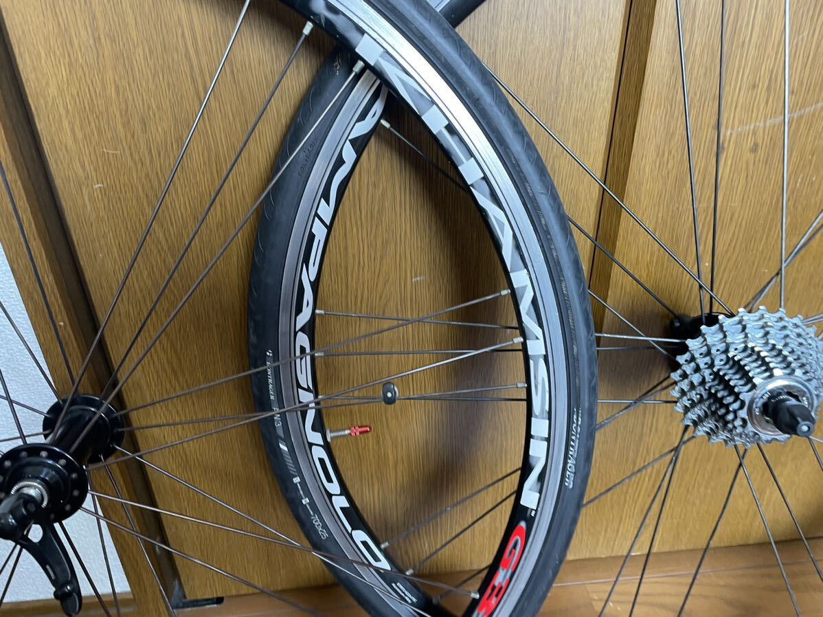 Campagnolo vento カンパニョーロ ヴェント ホイール クリンチャー 700c リムブレーキ 前後セット の画像2