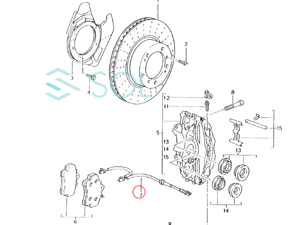  Porsche 911(996 997) Boxster (986) передний задние тормозные накладки сенсор 99661236500 отгрузка конечный срок 18 час 