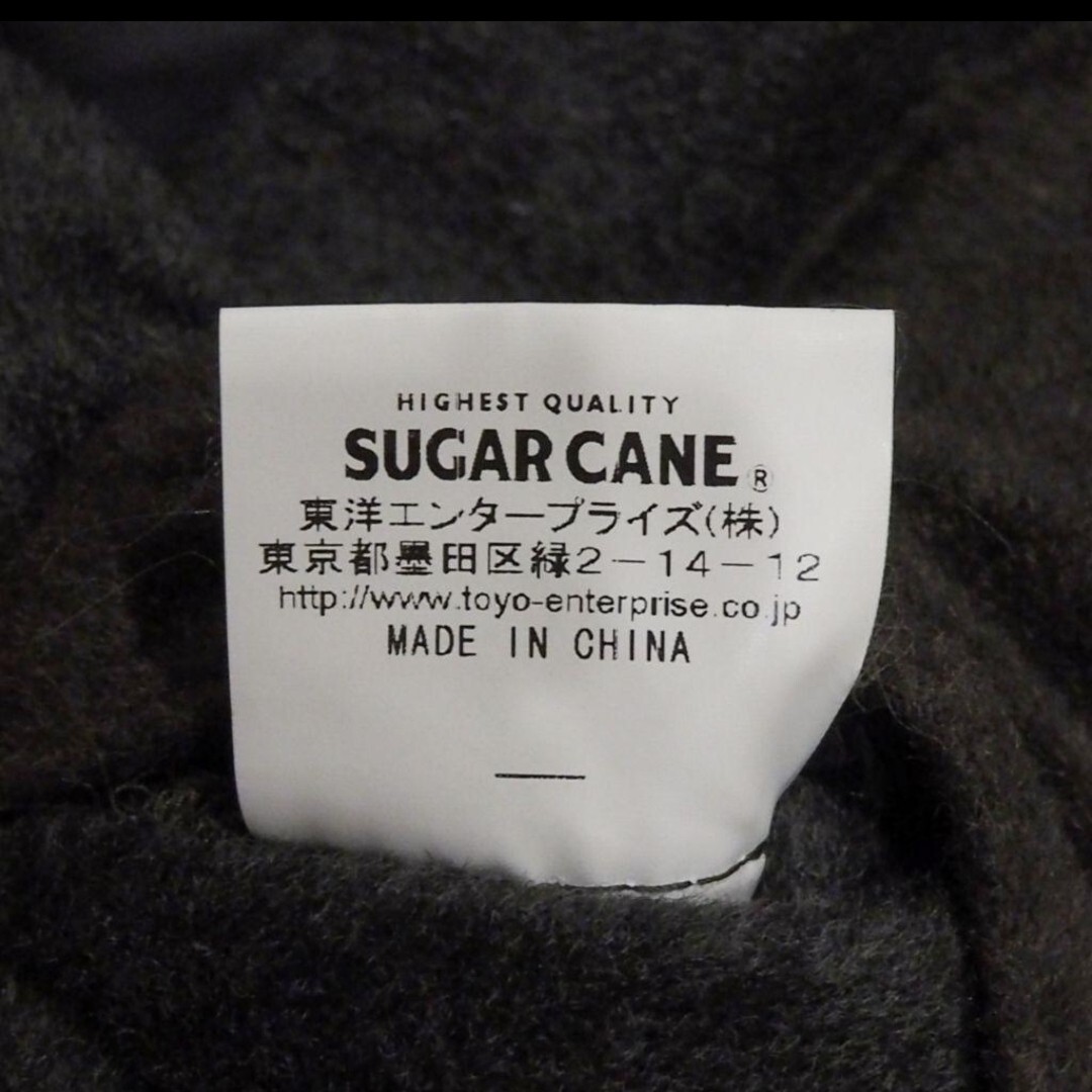 極上の肌触り 【極美品】SUGAR CANE シュガーケーン2way ダウンベスト バイカラー カシミヤウール M フード取外可 東洋エンタープライズ_画像10