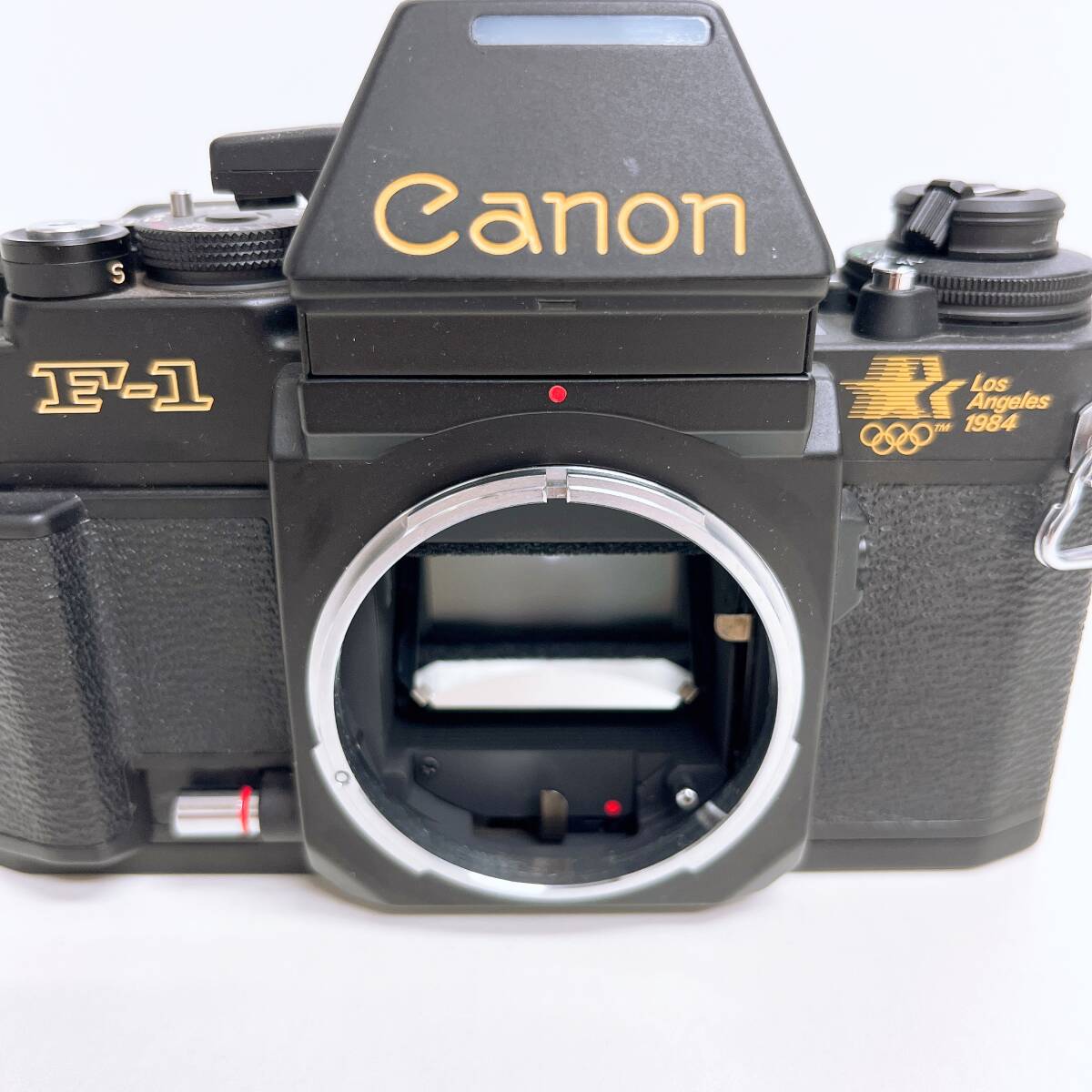 コレクター放出品　CANON　キャノン　F-1　1984 los angels　ロサンゼルスオリンピックモデル　動作未確認　外観美品_画像2