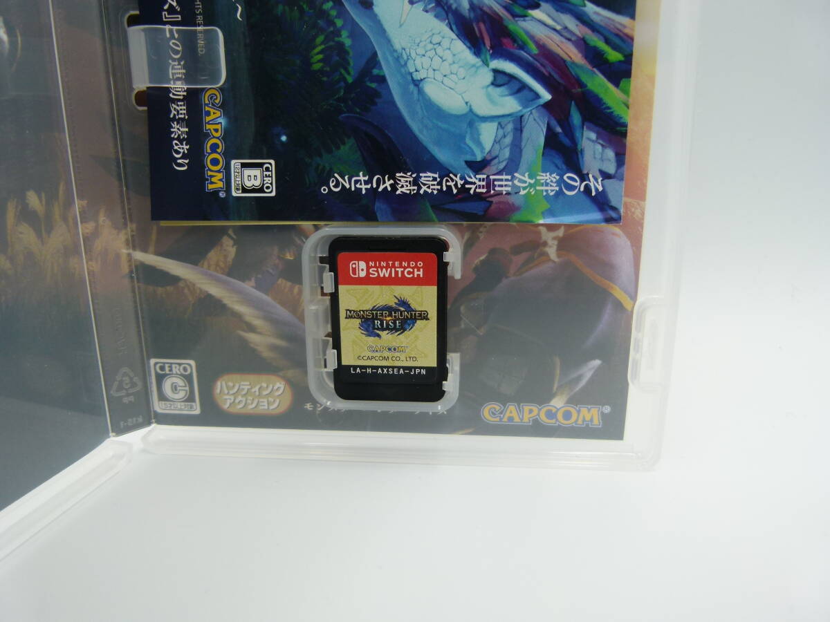 054/G120★中古品★Nintendo SWITCH★スイッチソフト MONSTER HUNTER RISE モンスターハンター ライズ モンハンの画像5