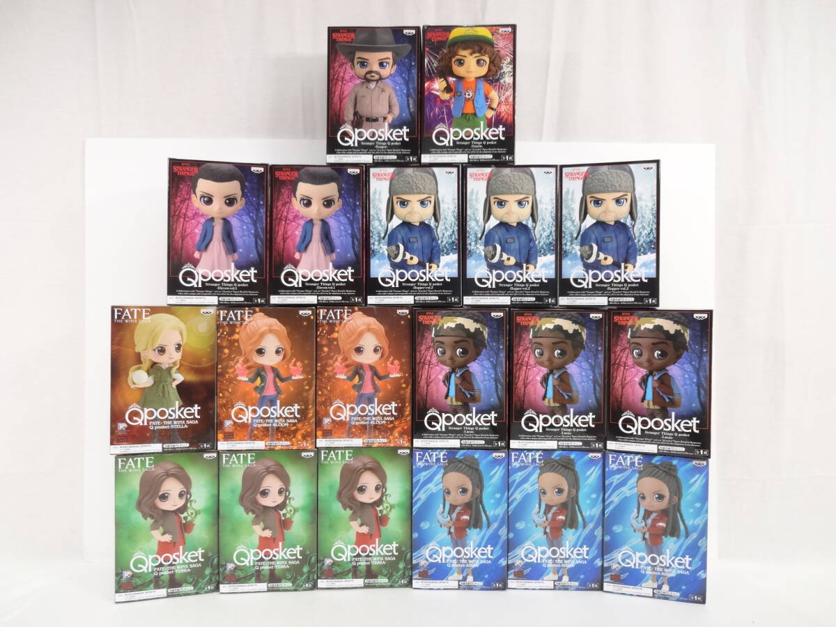 091/B373★フィギュア★【同梱不可】Stranger Things/FATE: THE WINX SAGA Q posket フィギュアまとめ 19個セット イレブン/ブルーム/他の画像3