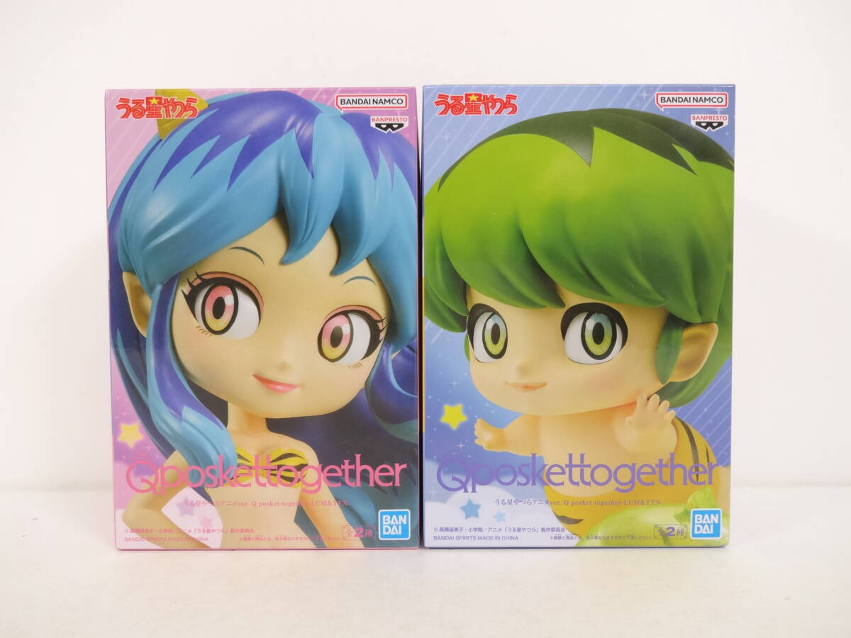 091/B563★フィギュア★未開封品★【2個セット】 うる星やつらアニメver. Q posket together -LUM&TEN- ラム/テン