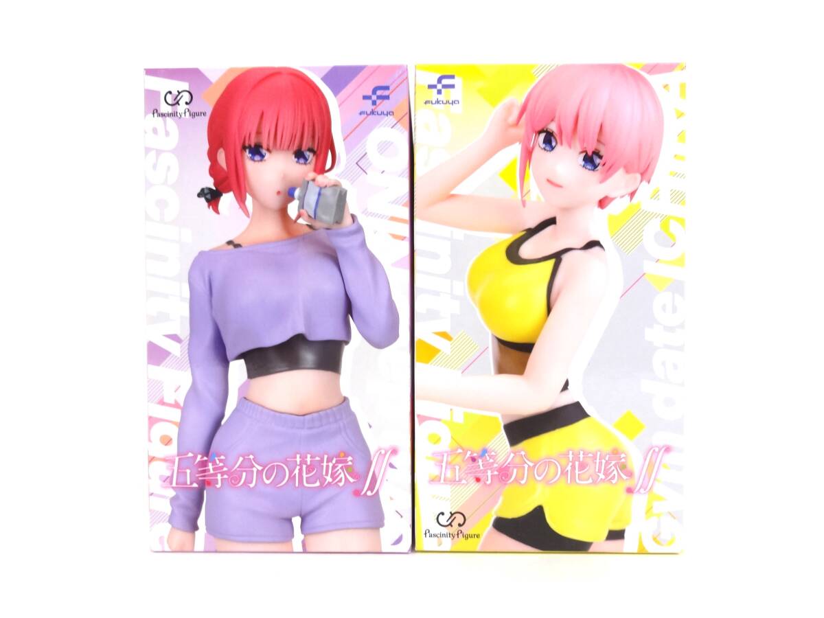 091/B594★フィギュア★未開封品★【2個セット】五等分の花嫁∬ Fascinity Figure 一花/二乃 ～ジムデート風～ の画像1