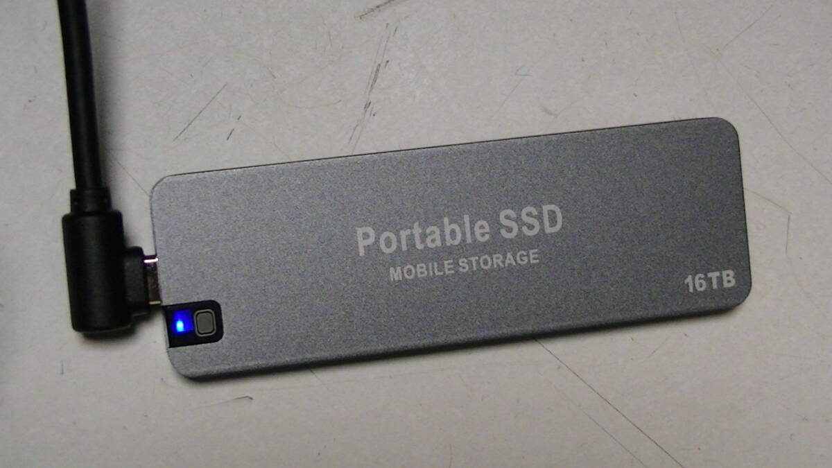 PORTABLE SSD 外付け 詳細不明 ジャンク品の画像5