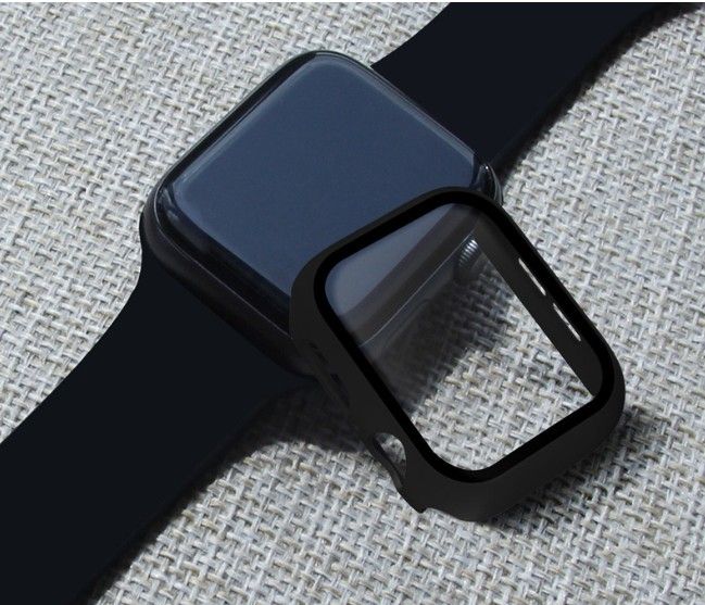 アップルウォッチ 40mm カバー ブラック 全面保護 高硬度 保護 黒 保護カバー AppleWatch 側面保護 黒 軽量