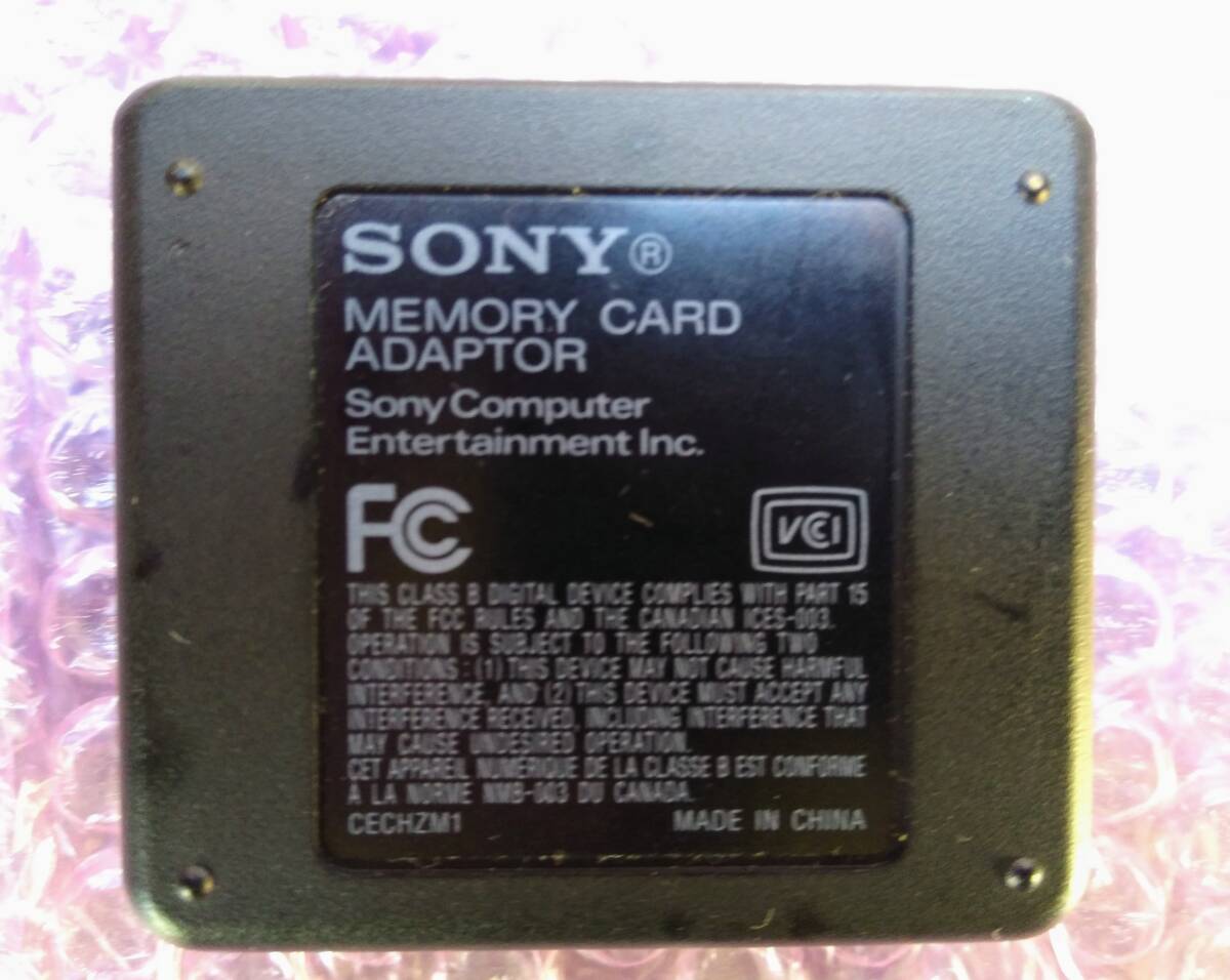 ①*PS2/PS3*SONY memory card adaptor *CECHZM1 operation goods *