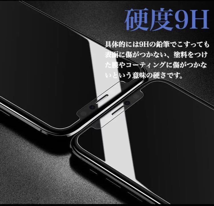 iPhone 12 mini クリアケース ＆ ガラスフィルム セット 透明 薄型 アンチグレア ドット加工 TPU 硬度9H コーナーガード ソフト ストラップの画像8