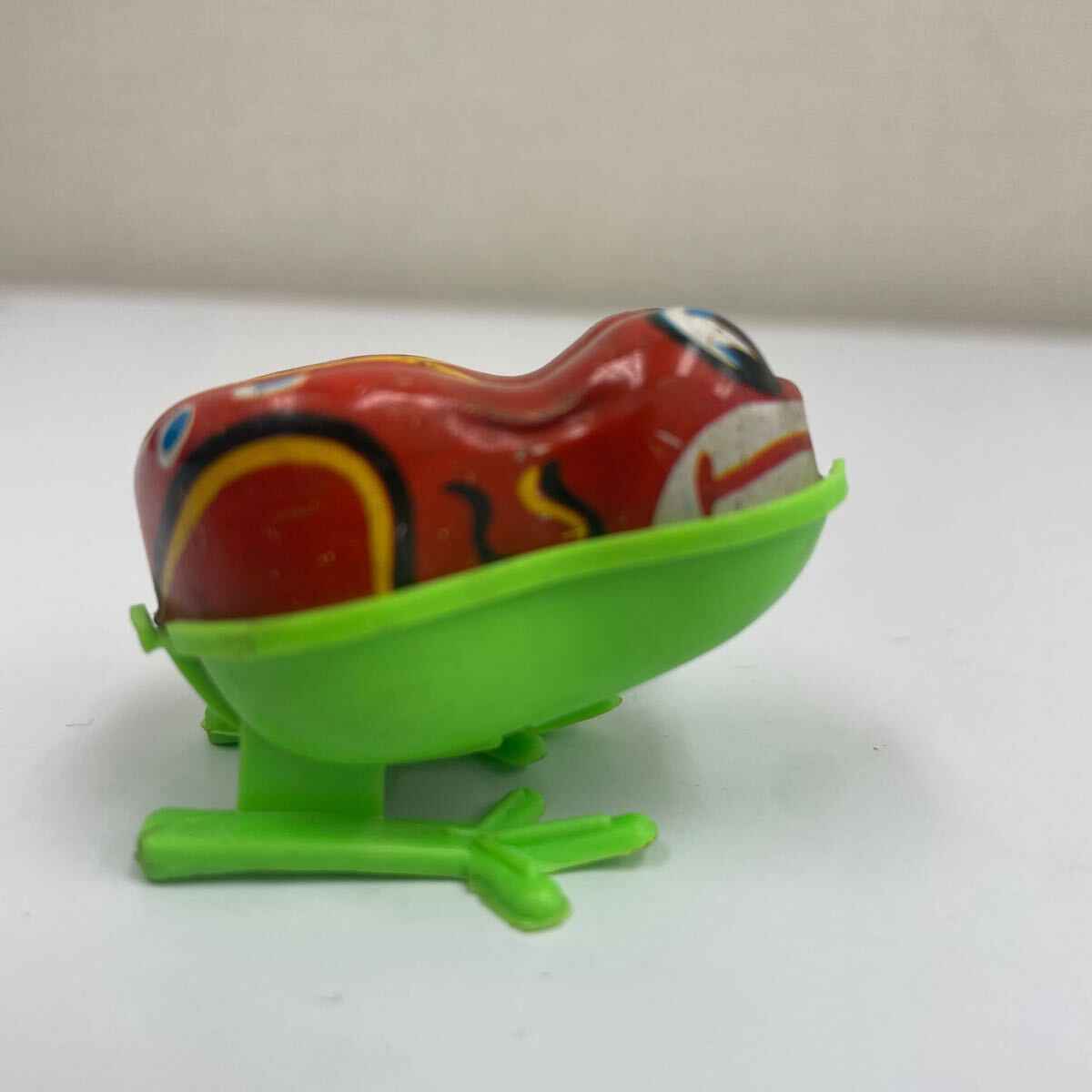 ブリキ　カエル　玩具　ゼンマイ式　長さ4cm_画像4