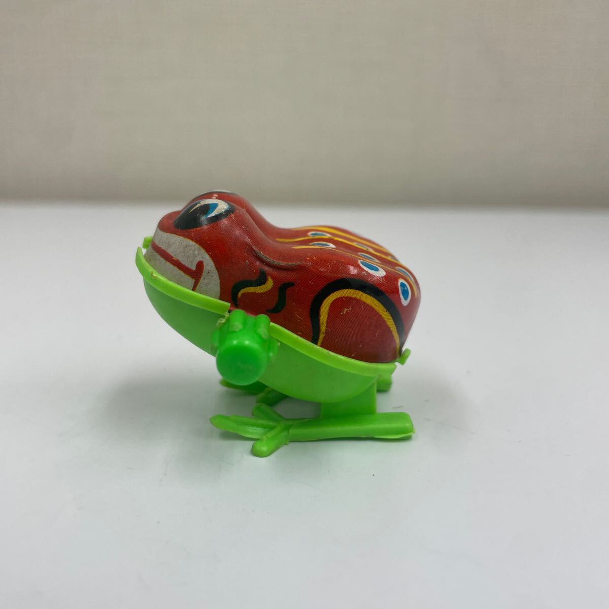 ブリキ　カエル　玩具　ゼンマイ式　長さ4cm_画像2