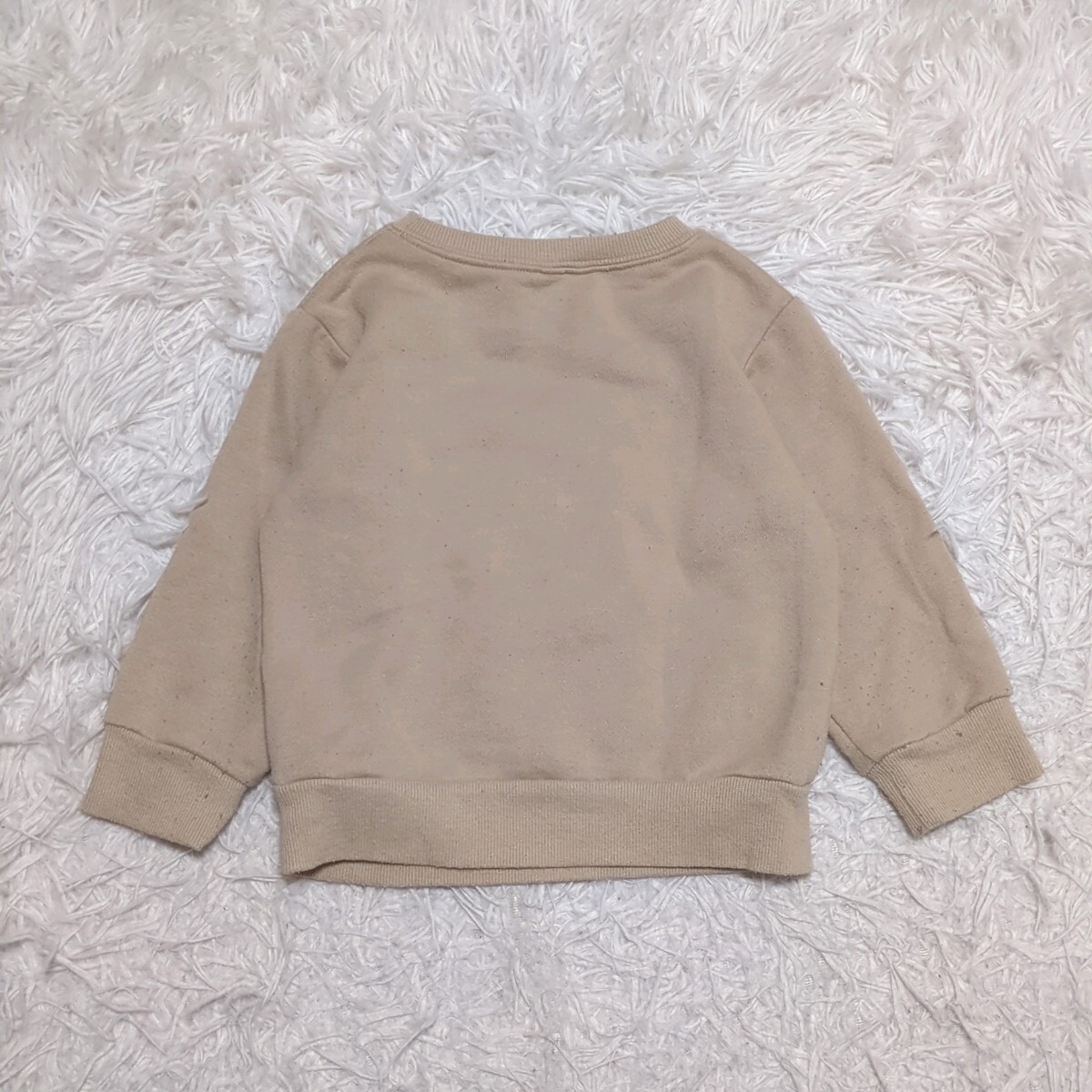 [ free shipping ] west pine shop sweat sweatshirt 90cm.. reverse side nappy baby child clothes 
