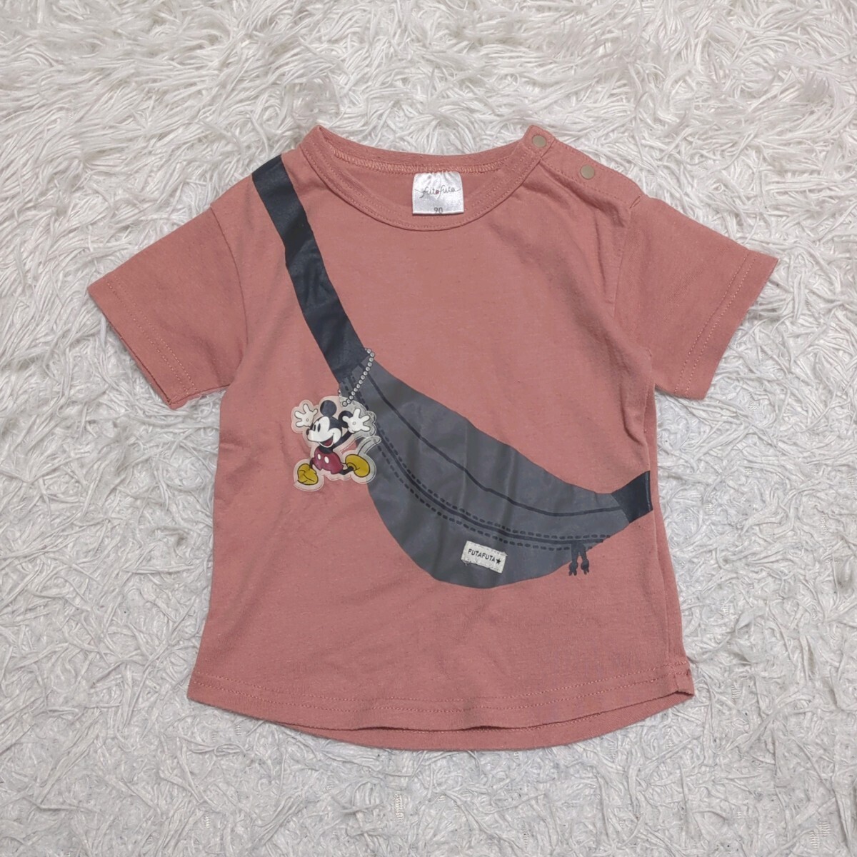 [ free shipping ]futafutaf tough ta short sleeves T-shirt 90cm Mickey .... baby child clothes 