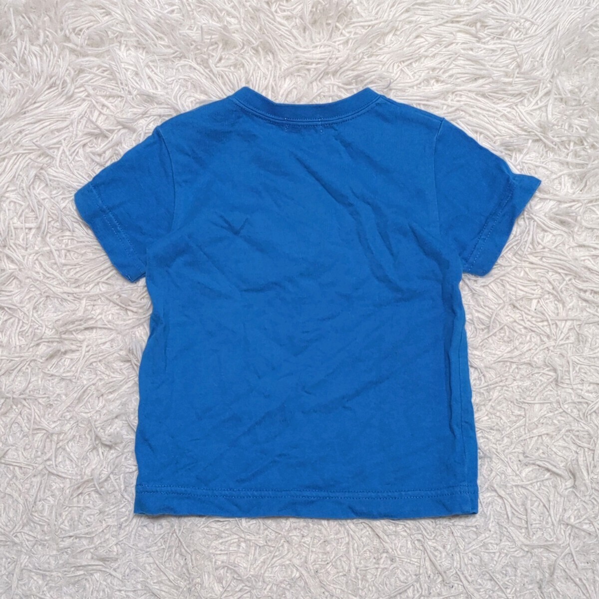 【送料無料】LittleThings 半袖 Tシャツ 80cm 恐竜 青 ベビー 子供服の画像2