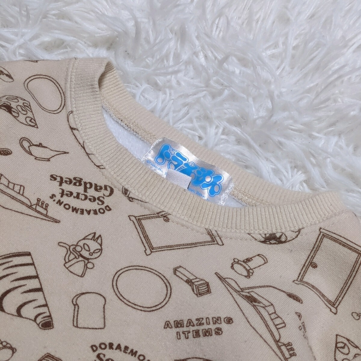 [ free shipping ] Doraemon sweatshirt sweat 90cm total pattern baby child clothes 