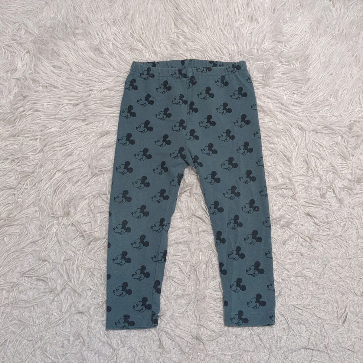 [ бесплатная доставка ]UNIQLO Uniqlo Disney леггинсы брюки 90cm Mickey baby ребенок одежда 