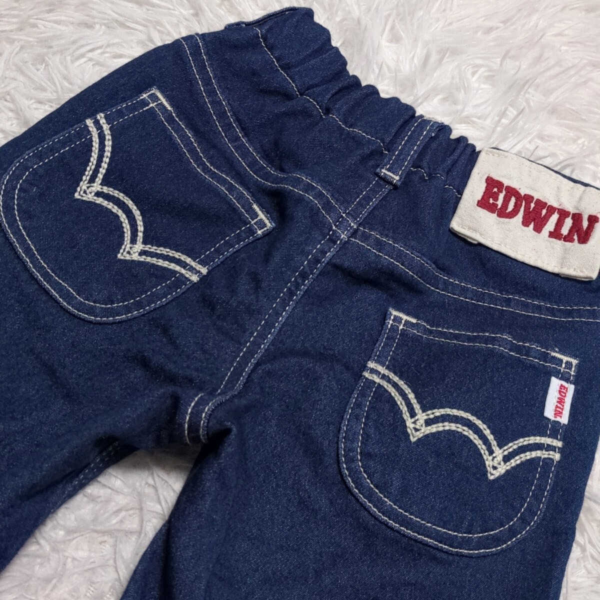 【送料無料】EDWIN エドウィン ハーフパンツ 半ズボン 95cm ウエストゴム キッズ 子供服の画像4