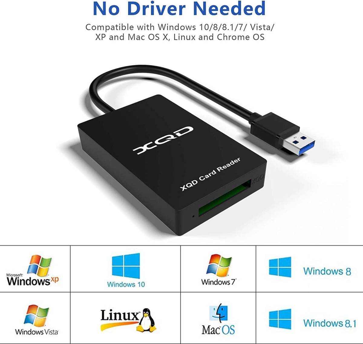 USB3.0 XQD memory card reader is,Sony G/M series USB Mark XQD card,Lexar 2933x / 1400x Windows/Mac OS for USB Mark