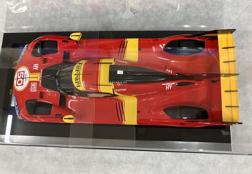 ルックスマート1/18 フェラーリ 499P ハイパーカー 2023 WEC （LookSmart) 新品の画像9
