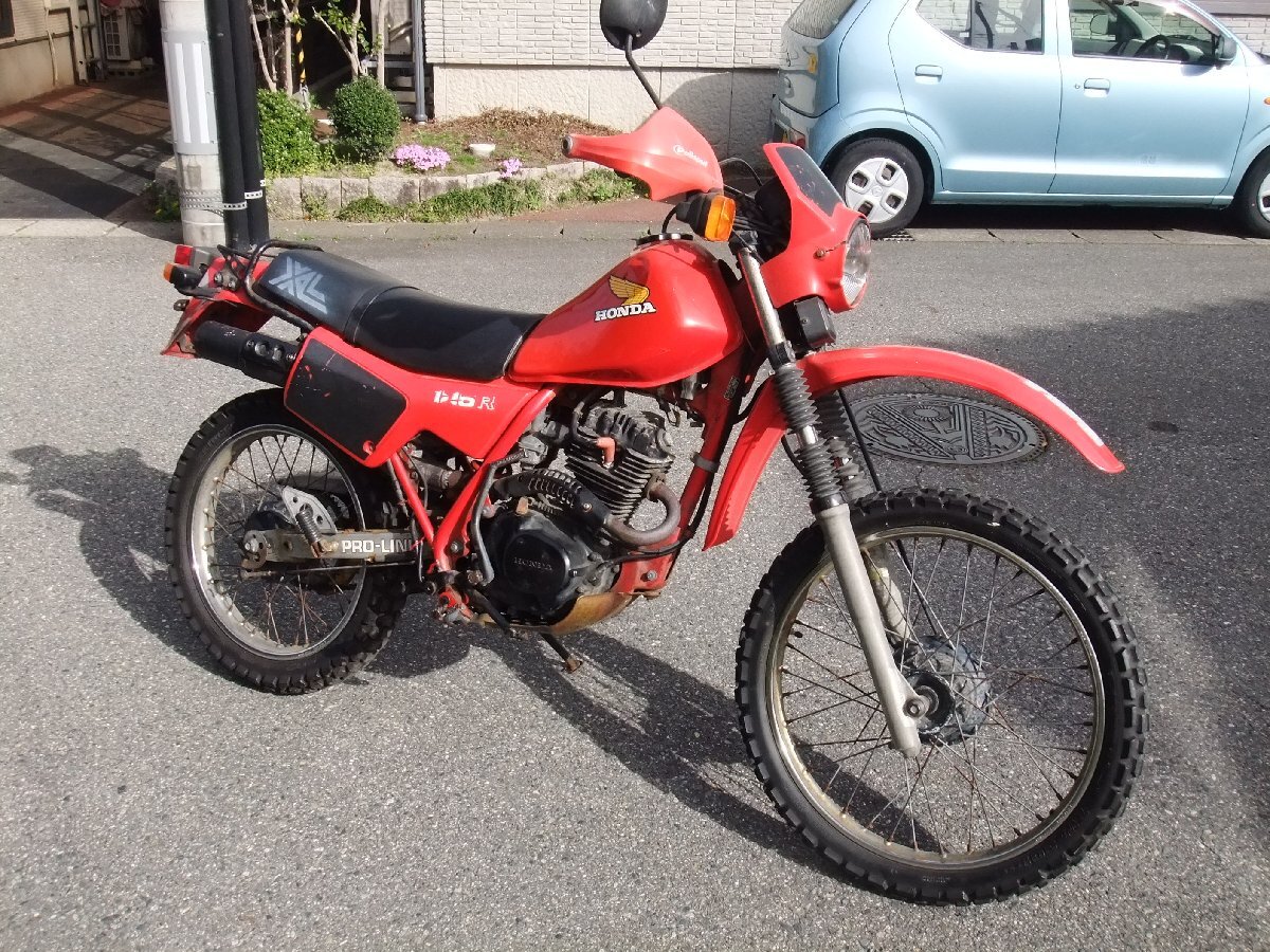 ★★　XL125R　JD04　1982　配線ボックス　ホーン　_この車両からの取り外しです。