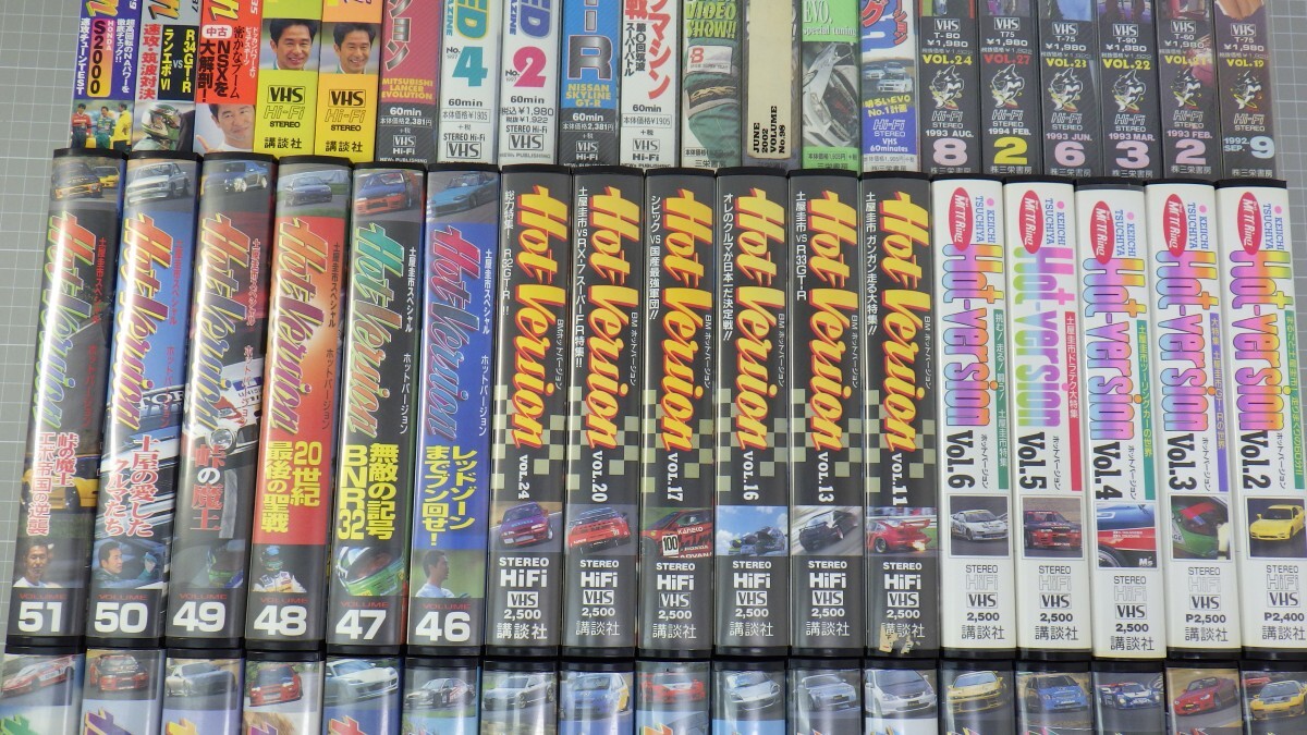 チューニングカー カスタムカー GT-Rなど VHSテープ 1991-2004年頃 まとめて55本 不揃セット/オプション/ホットバージョン 土屋圭市 他 12の画像6