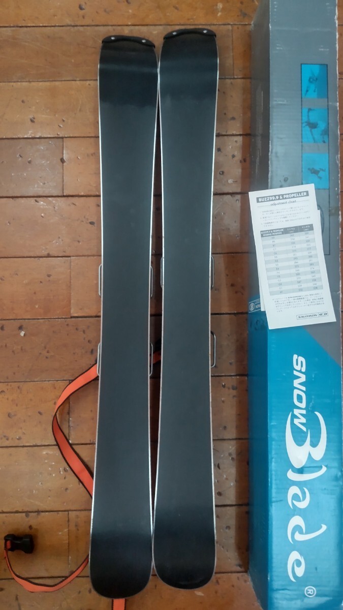 C1098 SALOMON snowblade BUZZ99.9 99cm &バイン スキーボード/スノーブレード/スキー/ファンスキー/サロモン 現状品 JUNK_画像7