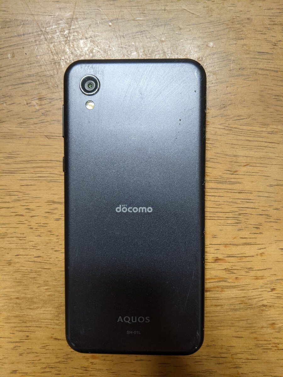 IY0973 docomo SIMフリー AQUOS sens2 SH-01L SHARP 4Gスマホ 簡易確認＆簡易清掃＆初期化OK 判定○ WebにてSIMロック解除受付手続済