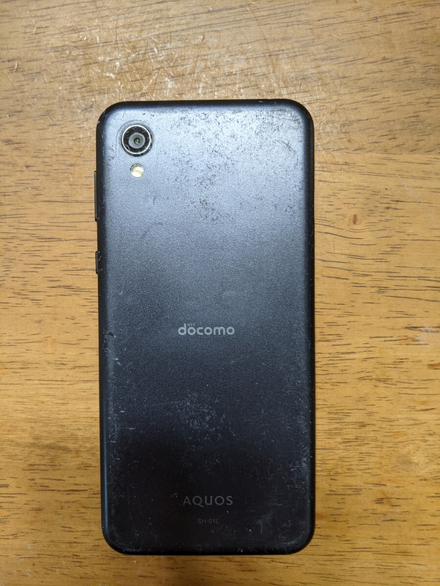 IY1035 docomo SIMフリー AQUOS sens2 SH-01L SHARP 4Gスマホ 簡易確認＆簡易清掃＆初期化OK 判定○ WebにてSIMロック解除受付手続済