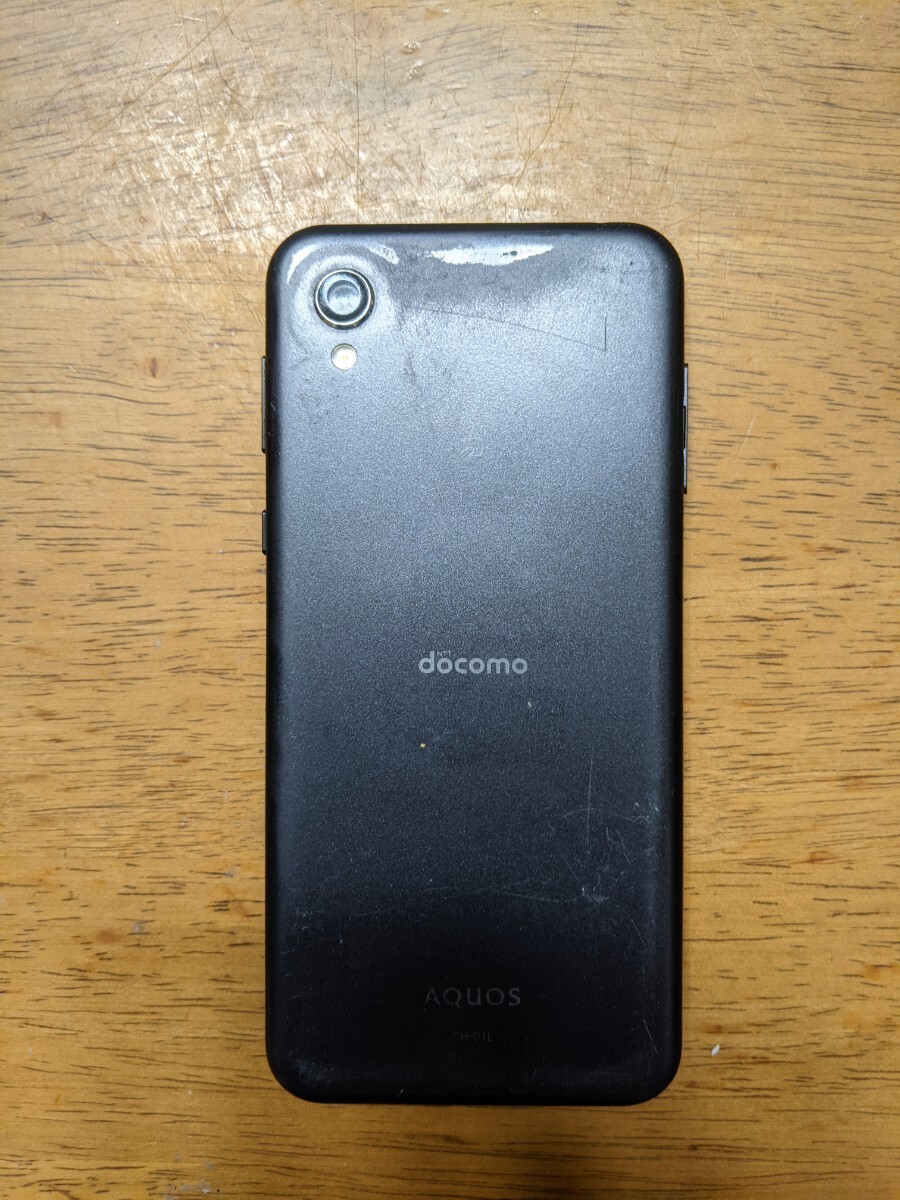 IY1097 docomo SIMフリー AQUOS sens2 SH-01L SHARP 4Gスマホ 簡易確認＆簡易清掃＆初期化OK 判定○ WebにてSIMロック解除受付手続済