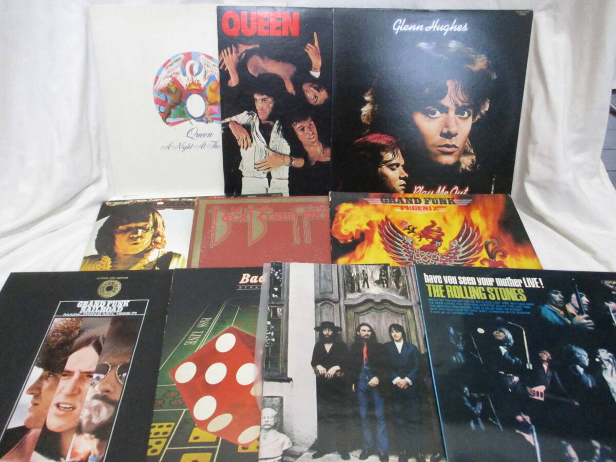 70年代ロック王道 国内盤LP 53枚 まとめて（ジャンク）Beatles Kiss Grand Funk Prince U2 Rolling Stones Uriah Heep Queen & moreの画像2