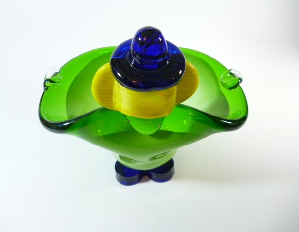 β Venetian murano glass ベネチアングラス 小物入れ 置物 ピエロ β ヴェネチアン ベネチアンガラス ムラノ ムラーノ オブジェ_画像3