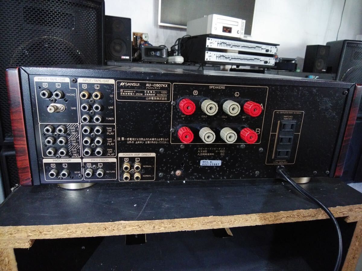 SANSUI サンスイ プリメインアンプ AU-α607KX 動作品の画像4