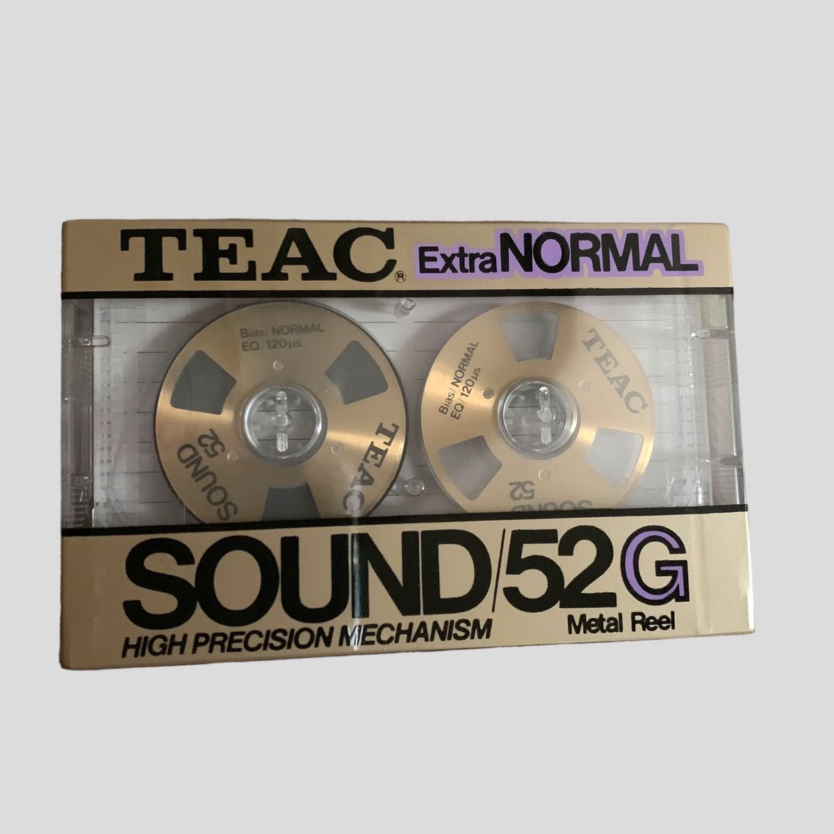新品 カセットテープ TEAC ティアック オープンリール柄 ノーマルポジション typeⅠ SOUND52 エクストラノーマル
