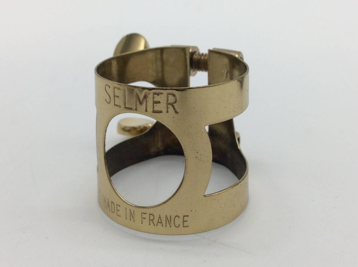 ＃0883 セルマー / HENRI SELMER PARIS ◆ MADE IN FRANCE サックス用 マウスピースキャップ&リガチャーの画像6