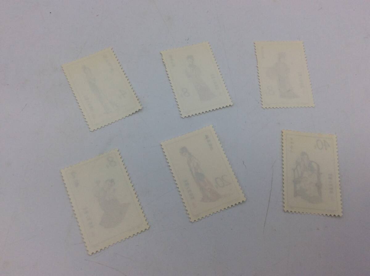 #1133 中国切手 T69 1981年 「紅楼夢」 6種 (12-1.12-3.12-5.12-7.12-9.12-11）の画像3