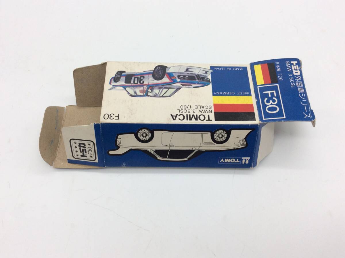 #8973 トミカ F30 BMW 3.5CSL 1/60 WEST GERMANY 箱付_画像10