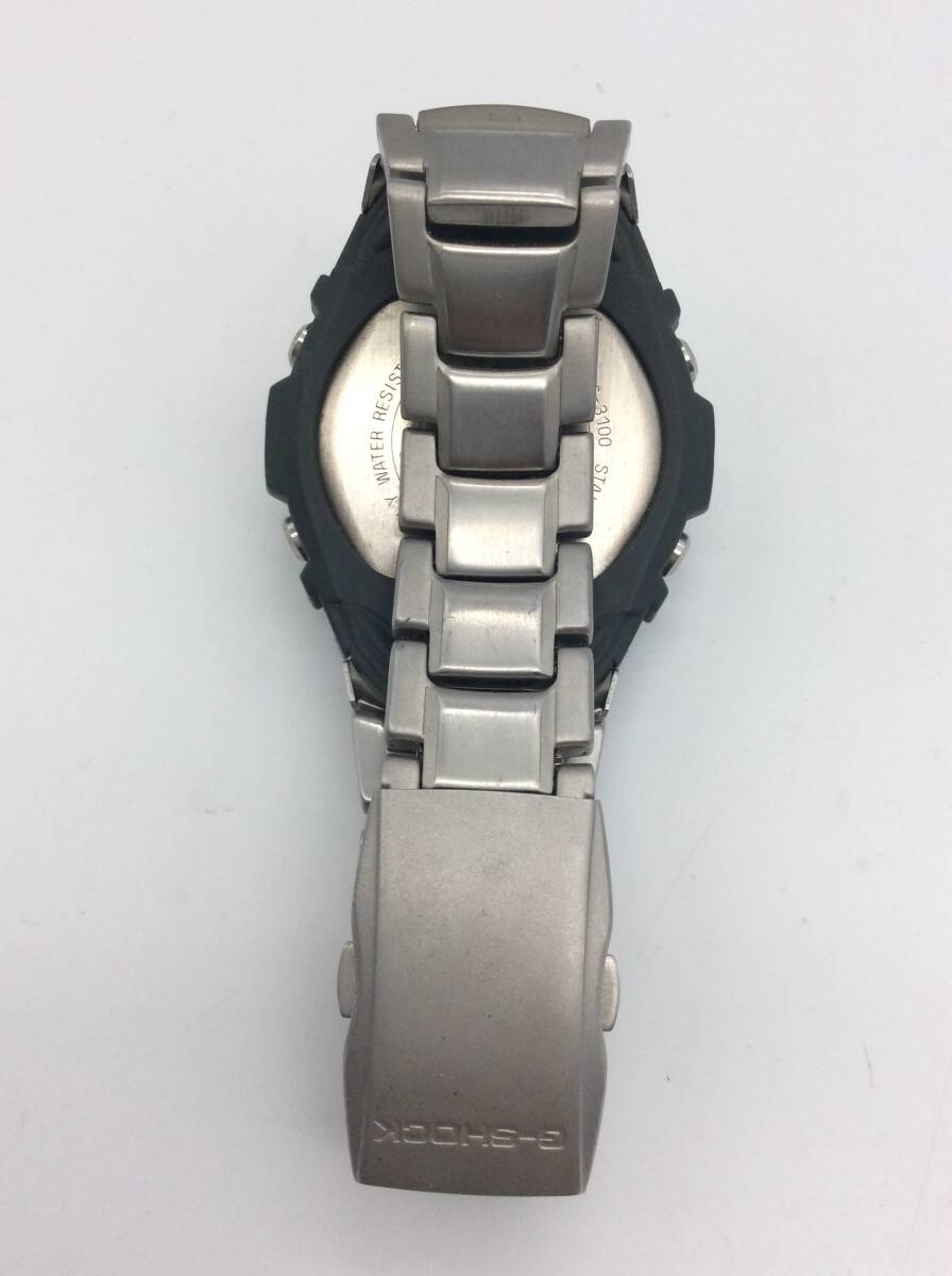 ＃0208 CASIO カシオ G-SHOCK ジーショック G-3100 メンズ 腕時計 デジタル シルバー ステンレス 電池切れ 動作未確認の画像4