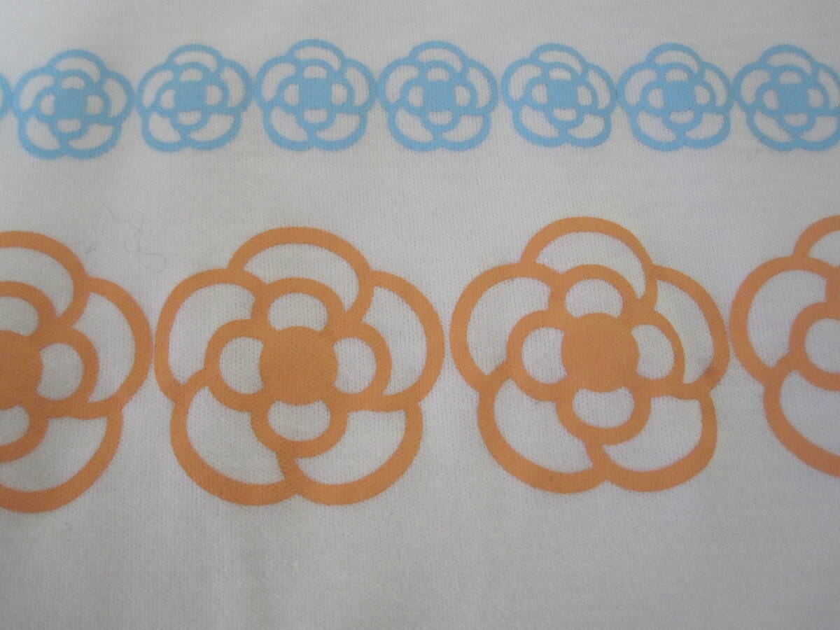 *CLATHAS* Clathas короткий рукав Topspin k orange голубой Clathas . цветок Logo хлопок 100% размер 38 Tokyo блуза 